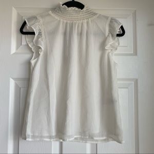 Banana Republic factory white top, sz XSpetite